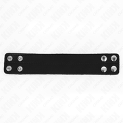 KINK - PENISRING AUS LEDER MIT DRUCKVERSCHLUSS 18,5 X 3,3 CM KINK RING POWER