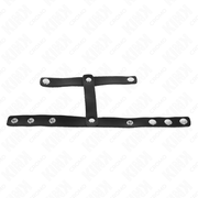 KINK - VERSTELLBARER PENISRING AUS LEDER UND HODENTEILGURT KINK RING POWER