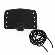 KINK - PENISRING AUS LEDER MIT SCHNÜRVERSCHLUSS UND SCHNÜRSENKEL KINK RING POWER