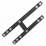 KINK - VERSTELLBARER DOPPELTER PENISRING AUS LEDER KINK RING POWER