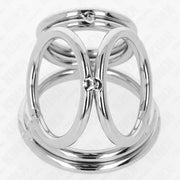 KINK - DREIFACH CHROM METALL PENISRING 3,8 CM BIS 5 CM MODELL 1 KINK RING POWER