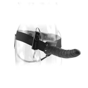 FETISH FANTASY SERIES - 19 CM VIBRIERENDER HOHL-STRAP-ON SCHWARZ FETISH FANTASY SERIES