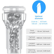 KIIROO - FEEL POCKET STROKER KRISTALL VON KIIROO TRANSPARENT KIIROO