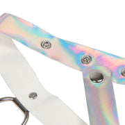 SUBBLIME - 953737 BRUSTGURT MIT RINGEN UND KETTEN SILBER EINE GRÖSSE SUBBLIME FETISH