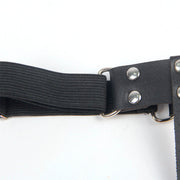 SUBBLIME - 953744 VERSTELLBARES PUNK-STRUMPFHOSE AUS LEDER SCHWARZ EINE GRÖSSE SUBBLIME FETISH