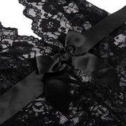 SUBBLIME - 930882 SEXY BODY MIT RÜSCHEN SCHWARZ L/XL SUBBLIME BODYSTOCKINGS