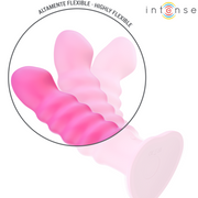 INTENSE - CINDY VIBRATOR GRÖSSE L SPIRALDESIGN 10 VIBRATIONEN ROSA FERNBEDIENUNG INTENSE FUN