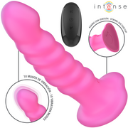 INTENSE - CINDY VIBRATOR GRÖSSE L SPIRALDESIGN 10 VIBRATIONEN ROSA FERNBEDIENUNG INTENSE FUN