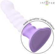 INTENSE - BRENDA VIBRATOR GRÖSSE M SPIRALDESIGN 10 VIBRATIONEN LILA FERNBEDIENUNG INTENSE FUN