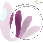 INTENSE - ANNIE U-FÖRMIGER VIBRATOR UND STIMULATOR LILA FERNBEDIENUNG INTENSE COUPLES TOYS