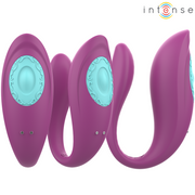INTENSE - ANNIE U-FÖRMIGER VIBRATOR UND STIMULATOR LILA FERNBEDIENUNG INTENSE COUPLES TOYS