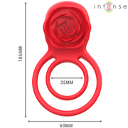 INTENSE - GAIL STIMULATOR ROSE 10 VIBRATIONEN ROT FERNBEDIENUNG INTENSE FUN