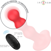 INTENSE - CODY VIBRATOR MIT SAUGNÄPFEN, ROTE FERNBEDIENUNG INTENSE FUN