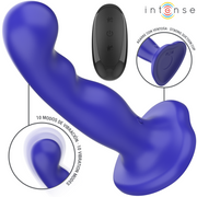 INTENSE - SHORTY VIBRATOR MIT SAUGNÄPFEN BLAU FERNBEDIENUNG INTENSE FUN
