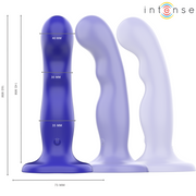 INTENSE - SHORTY VIBRATOR MIT SAUGNÄPFEN BLAU FERNBEDIENUNG INTENSE FUN