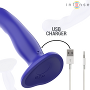 INTENSE - SHORTY VIBRATOR MIT SAUGNÄPFEN BLAU FERNBEDIENUNG INTENSE FUN