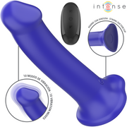 INTENSE - VICTORIA VIBRATOR MIT SAUGNÄPFEN 10 VIBRATIONEN DUNKELBLAU FERNBEDIENUNG INTENSE FUN