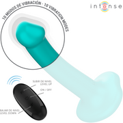 INTENSE - KATIE VIBRATOR MIT SAUGNÄPFEN 10 VIBRATIONEN BLAU FERNBEDIENUNG INTENSE FUN