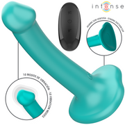 INTENSE - KATIE VIBRATOR MIT SAUGNÄPFEN 10 VIBRATIONEN BLAU FERNBEDIENUNG INTENSE FUN