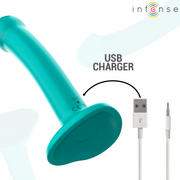 INTENSE - KATIE VIBRATOR MIT SAUGNÄPFEN 10 VIBRATIONEN BLAU FERNBEDIENUNG INTENSE FUN