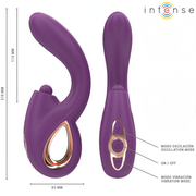 INTENSE - LALI MULTIFUNKTIONS-G-SPOT-VIBRATOR TAPPING & STOSS & VIBRATION LILA INTENSE FUN
