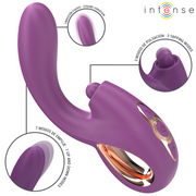 INTENSE - LALI MULTIFUNKTIONS-G-SPOT-VIBRATOR TAPPING & STOSS & VIBRATION LILA INTENSE FUN