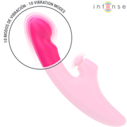 INTENSE - EMI VIBRATOR 13,5 CM MULTIFUNKTION 3 IN 1 10 VIBRATIONEN ROSA INTENSE FUN