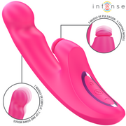 INTENSE - EMI VIBRATOR 13,5 CM MULTIFUNKTION 3 IN 1 10 VIBRATIONEN ROSA INTENSE FUN