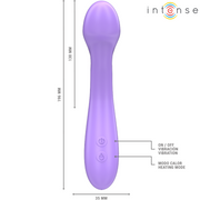 INTENSE - BECKY VIBRATOR 19 CM HEIZBAR 7 VIBRATIONEN LILA INTENSE FUN