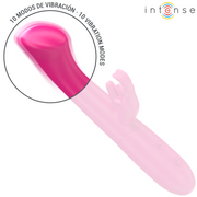 INTENSE - JULIETA RABBIT VIBRATOR 18,6 CM 10 VIBRATIONEN ROSA INTENSE FUN