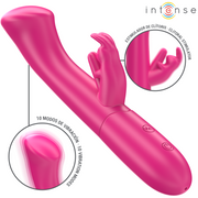 INTENSE - JULIETA RABBIT VIBRATOR 18,6 CM 10 VIBRATIONEN ROSA INTENSE FUN