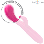 INTENSE - AMARA VIBRATOR MIT STIMULIERENDER ZUNGE 10 VIBRATIONEN ROSA INTENSE FUN