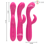INTENSE - AMARA VIBRATOR MIT STIMULIERENDER ZUNGE 10 VIBRATIONEN ROSA INTENSE FUN