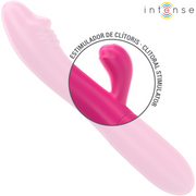 INTENSE - IVY FLEXIBLER VIBRATOR 10 VIBRATIONEN MIT STIMULIERENDER ZUNGE ROSA INTENSE FUN