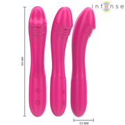 INTENSE - BELINDA VIBRATOR 19 CM FLEXIBEL 10 VIBRATIONEN ROSA INTENSE FUN