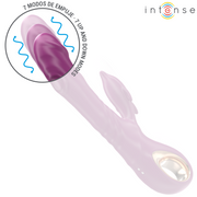 INTENSE - HALLE MULTIFUNKTIONSVIBRATOR MIT DELFIN-STIMULIERENDER ZUNGE LILA INTENSE FUN