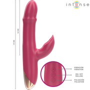 INTENSE - CHLOE MULTIFUNKTIONSVIBRATOR 3 IN 1 ROT INTENSE FUN