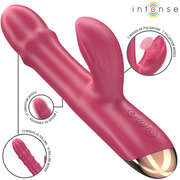 INTENSE - CHLOE MULTIFUNKTIONSVIBRATOR 3 IN 1 ROT INTENSE FUN