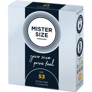 MISTER SIZE - KONDOMGRÖSSE M 53 MM (3 EINHEITEN) MISTER SIZE