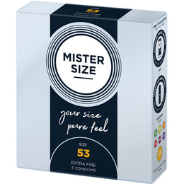 MISTER SIZE - KONDOMGRÖSSE M 53 MM (3 EINHEITEN) MISTER SIZE