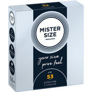 MISTER SIZE - KONDOMGRÖSSE M 53 MM (3 EINHEITEN) MISTER SIZE