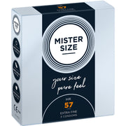 MISTER SIZE - KONDOMGRÖSSE L 57 MM (3 EINHEITEN) MISTER SIZE