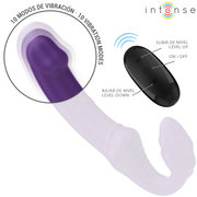 INTENSE - JILL DOPPELVIBRATOR 20 CM LILA FERNBEDIENUNG INTENSE FUN