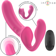 INTENSE - AMY DOPPELVIBRATOR 20 CM ROSA FERNBEDIENUNG INTENSE FUN