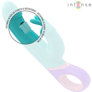 INTENSE - MONICA RABBIT VIBRATOR MIT ROTIERENDEM G-SPOT-STIMULATOR BLAU INTENSE FUN