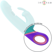 INTENSE - MONICA RABBIT VIBRATOR MIT ROTIERENDEM G-SPOT-STIMULATOR BLAU INTENSE FUN