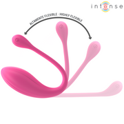 INTENSE - JANICE U VIBRATOR DOPPELTE STIMULATION 10 VIBRATIONEN ROSA FERNBEDIENUNG INTENSE COUPLES TOYS