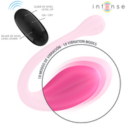 INTENSE - JANICE U VIBRATOR DOPPELTE STIMULATION 10 VIBRATIONEN ROSA FERNBEDIENUNG INTENSE COUPLES TOYS