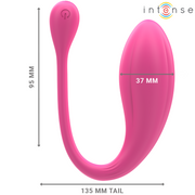 INTENSE - JANICE U VIBRATOR DOPPELTE STIMULATION 10 VIBRATIONEN ROSA FERNBEDIENUNG INTENSE COUPLES TOYS