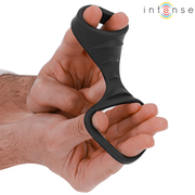INTENSE - THEO DOPPELTER PENISRING AUS SILIKON SCHWARZ MODELL 3 INTENSE COUPLES TOYS
